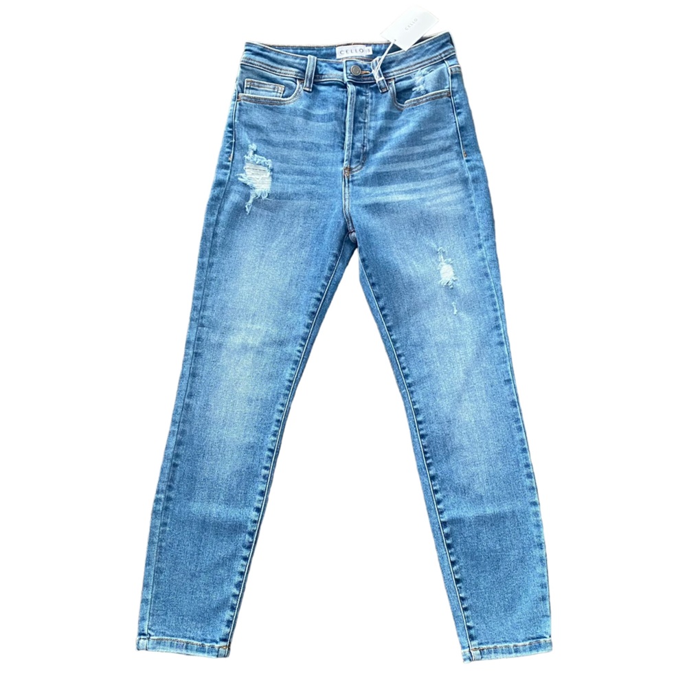 CELLO NWT High Rise Mom Jean 5